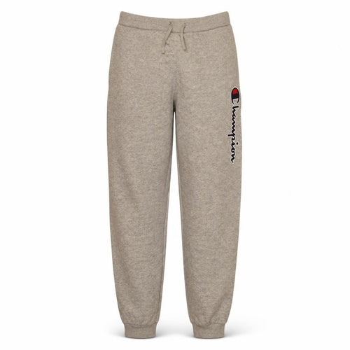 Champion Boys Beige Jogger Trousers 13-14 Years Elastic Waist Logo Sweatpants
