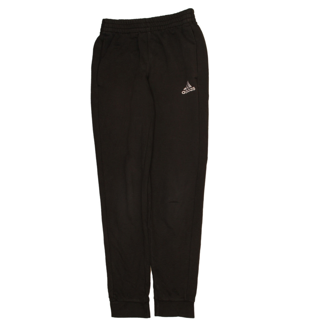 Adidas Boys Black Jogger Trousers Size 13-14 Years Elastic Waist Activewear