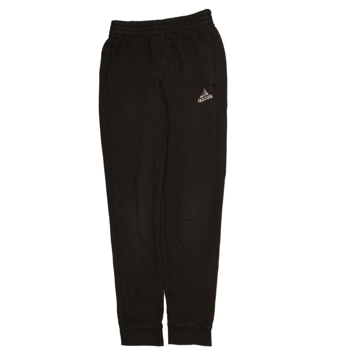 Adidas Boys Black Jogger Trousers Size 13-14 Years Elastic Waist Activewear
