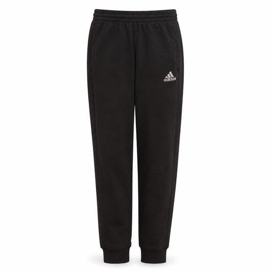 Adidas Boys Black Jogger Trousers Size 13-14 Years Elastic Waist Activewear