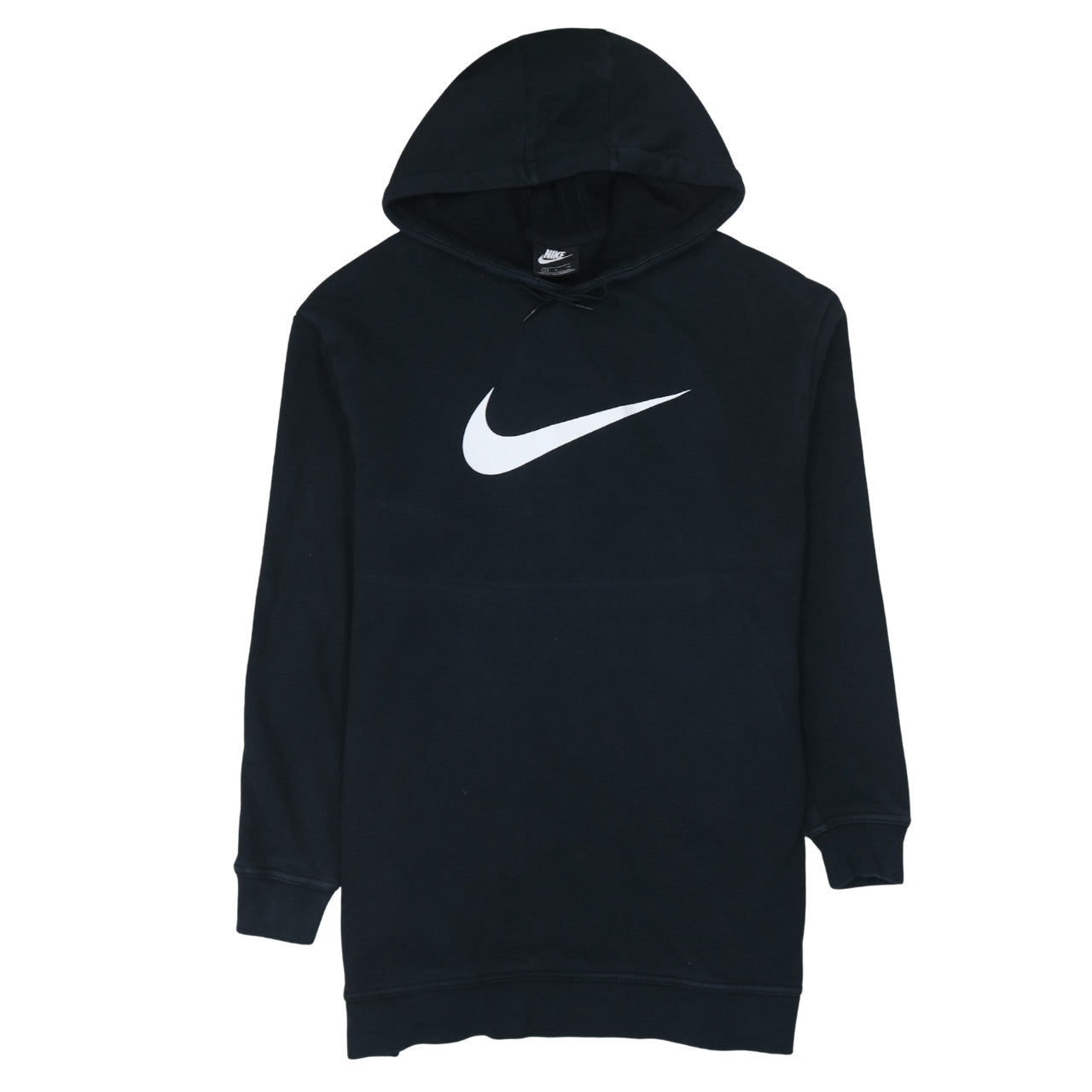 Nike Men's Black Pullover Hoodie Size S Logo Fleece Sweatshirt