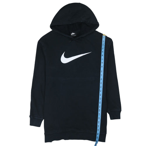 Nike Men's Black Pullover Hoodie Size S Logo Fleece Sweatshirt