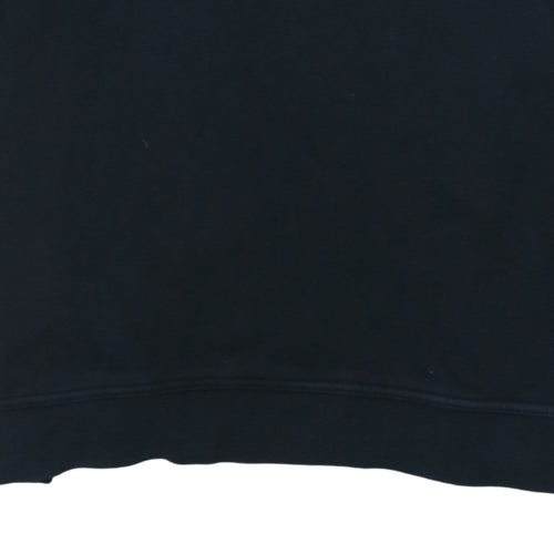 Nike Men's Black Pullover Hoodie Size S Logo Fleece Sweatshirt