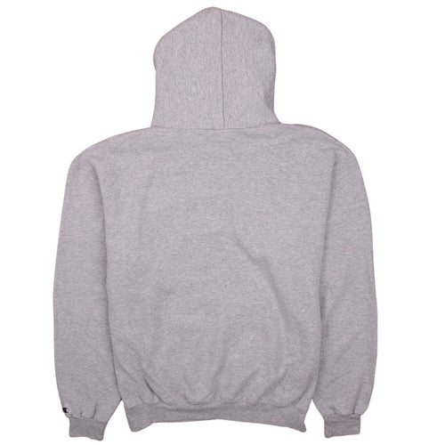 Champion Men's Grey Williams College Hoodie L Pullover Graphic Print