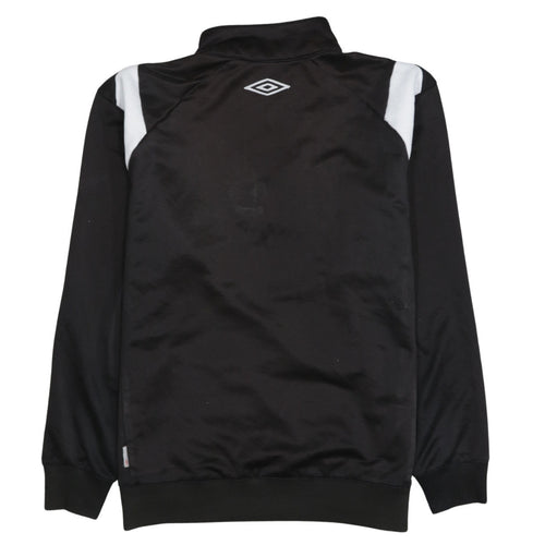 Umbro Men's Black 1/4 Zip Football Sweatshirt Size S