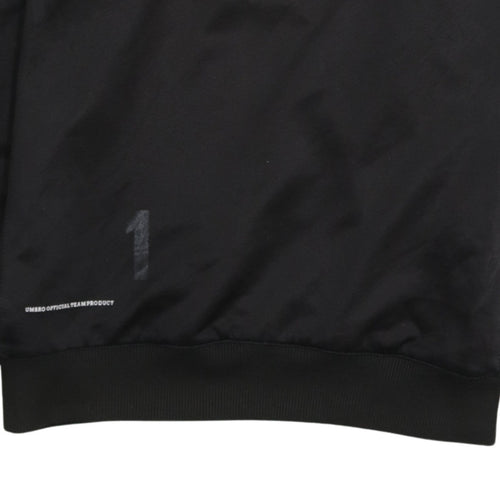 Umbro Men's Black 1/4 Zip Football Sweatshirt Size S