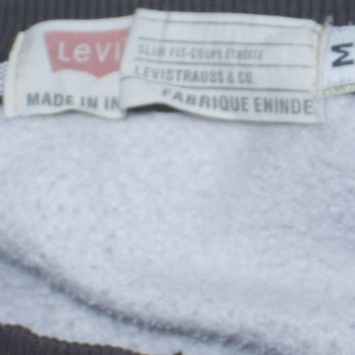 Levi's Men's Multicoloured Striped Slim Fit Sweatshirt M