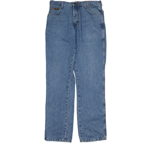 Wrangler Men's Blue 34/34 Regular Fit Denim Jeans