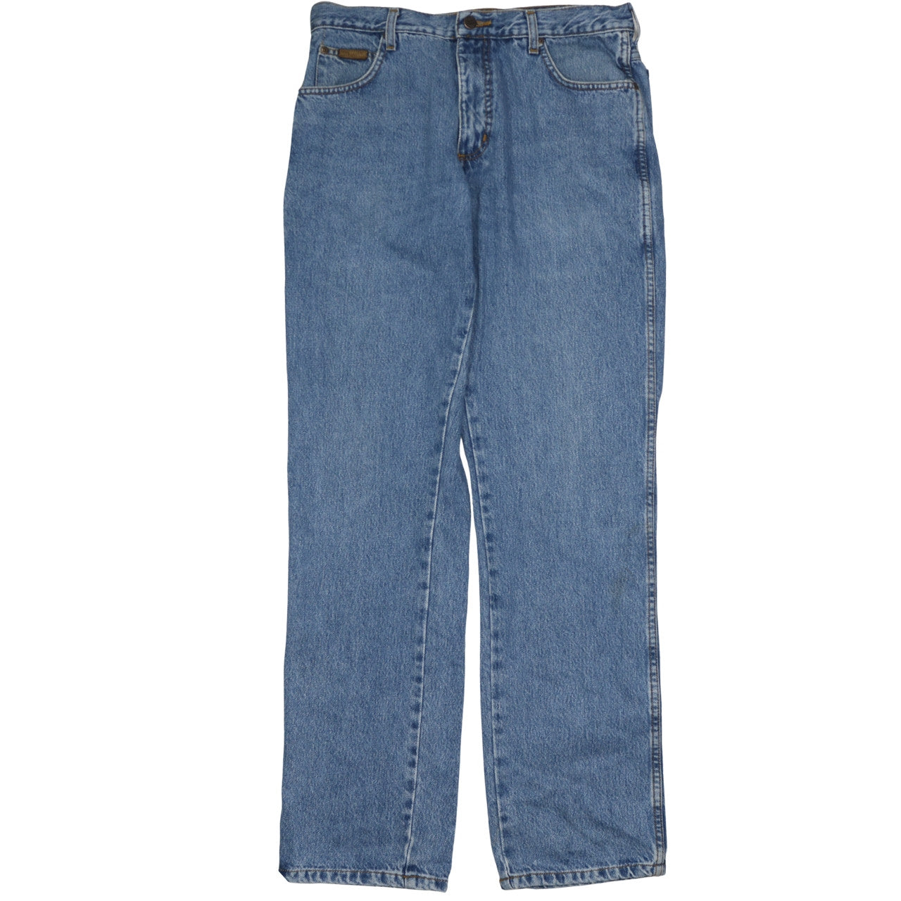 Wrangler Men's Blue 34/34 Regular Fit Denim Jeans