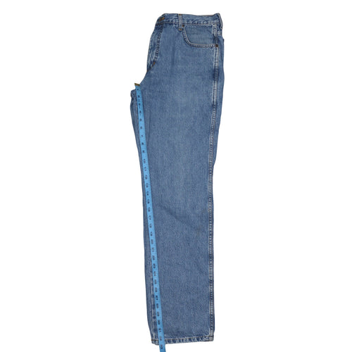 Wrangler Men's Blue 34/34 Regular Fit Denim Jeans