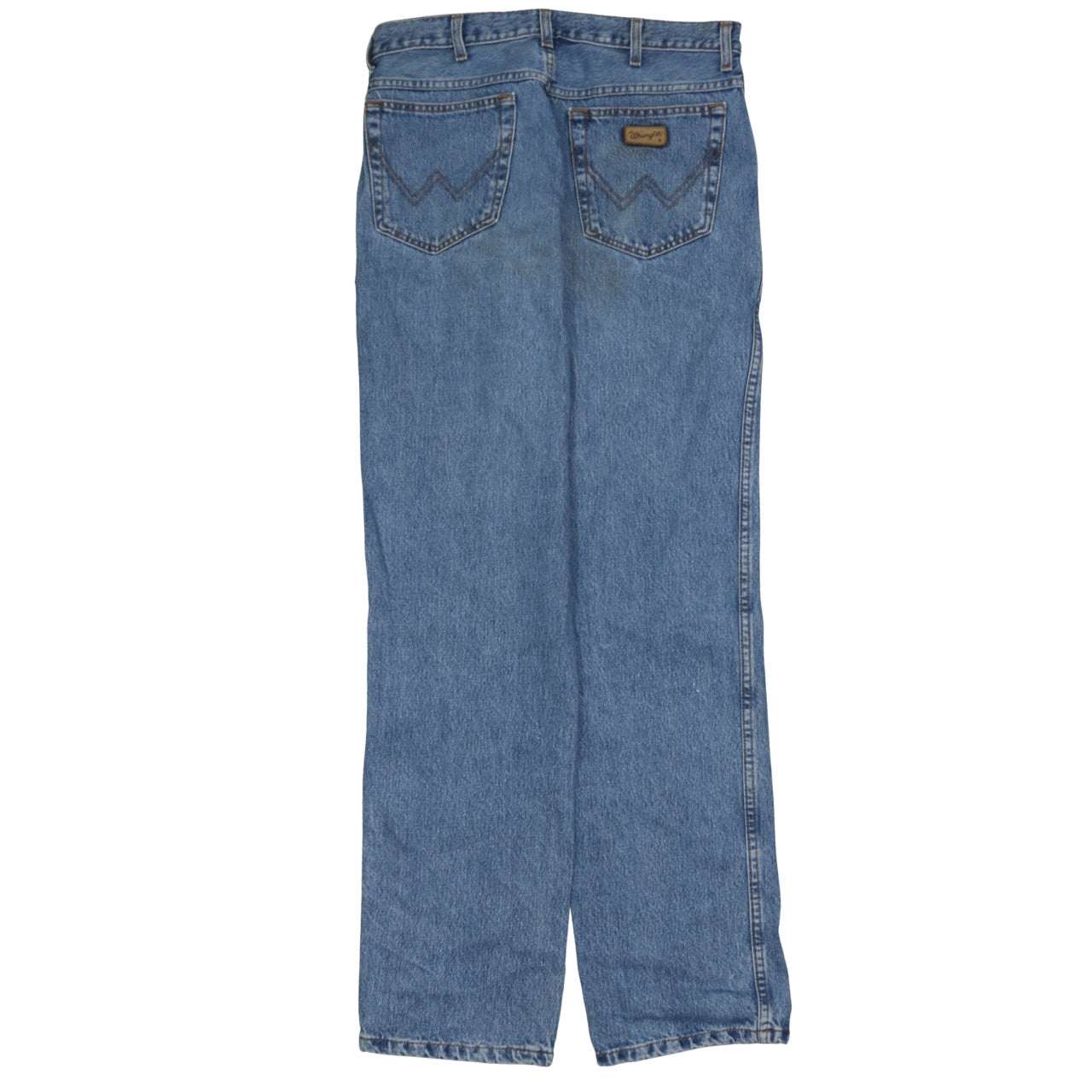 Wrangler Men's Blue 34/34 Regular Fit Denim Jeans