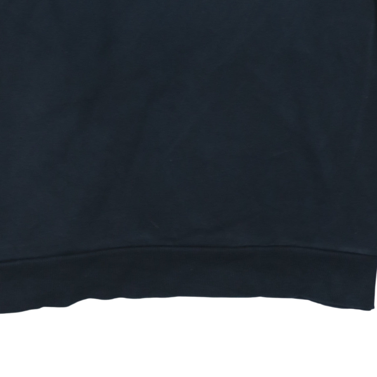 Puma Men's Black 2XL Pullover Sweatshirt Crew Neck Logo Fleece Top