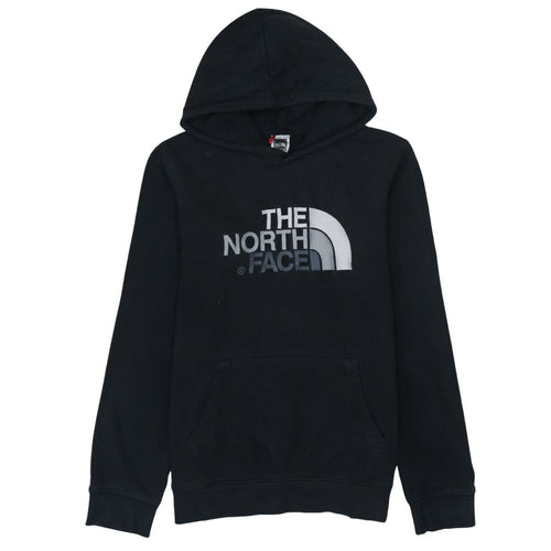 The North Face Boys Black Pullover Hoodie XL Cotton Logo Sweatshirt