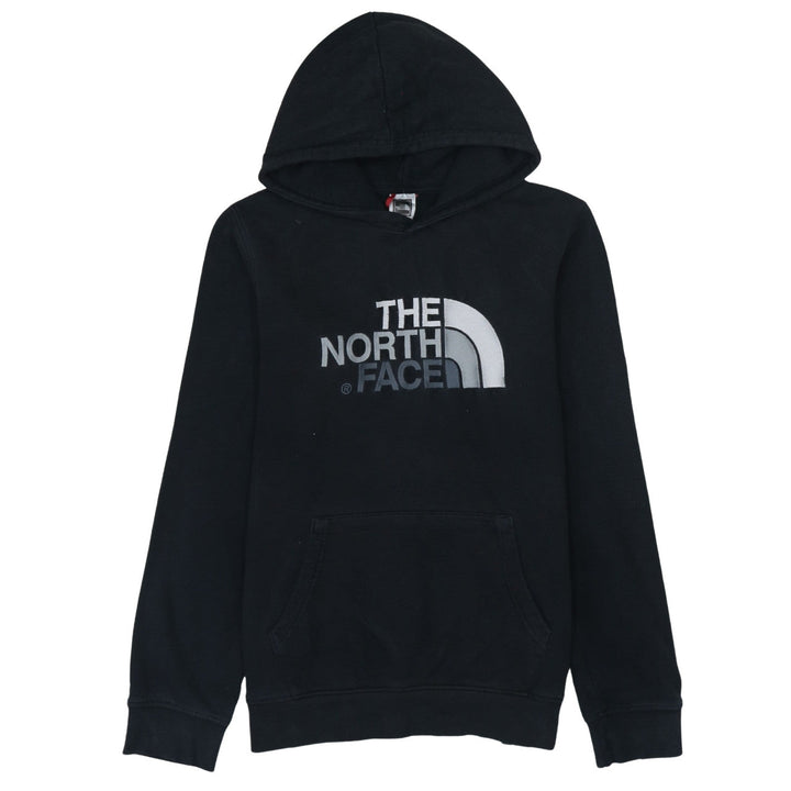 The North Face Boys Black Pullover Hoodie XL Cotton Logo Sweatshirt