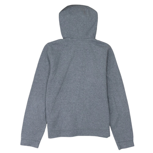 Nike Boys Grey XL Pullover Hoodie with Logo Print Fleece Sweatshirt