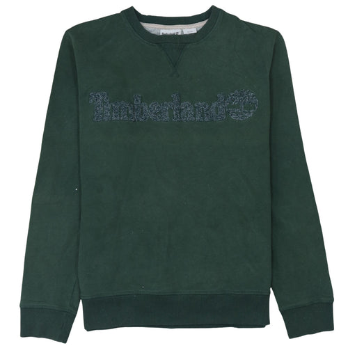Timberland Men's Green XL Crew Neck Pullover Sweatshirt