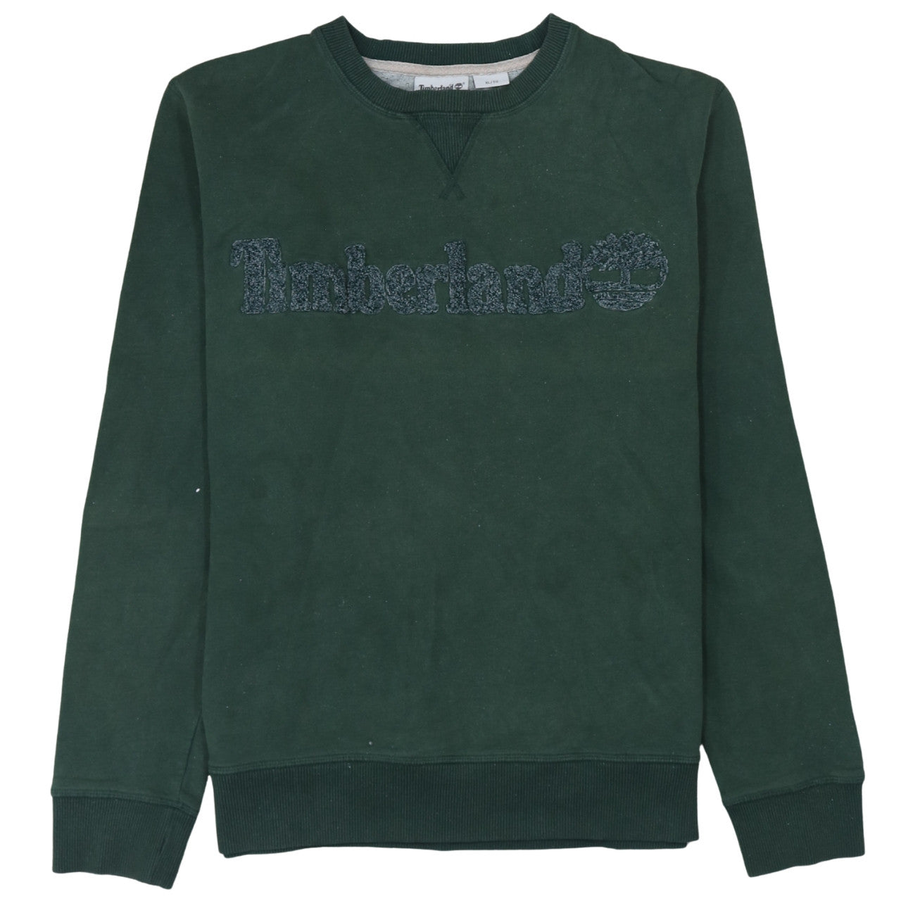 Timberland Men's Green XL Crew Neck Pullover Sweatshirt
