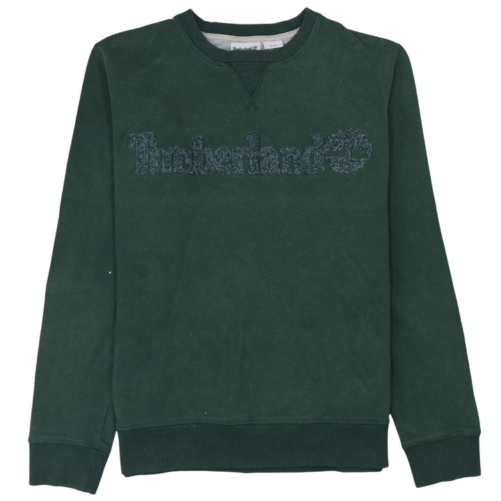 Timberland Men's Green XL Crew Neck Pullover Sweatshirt