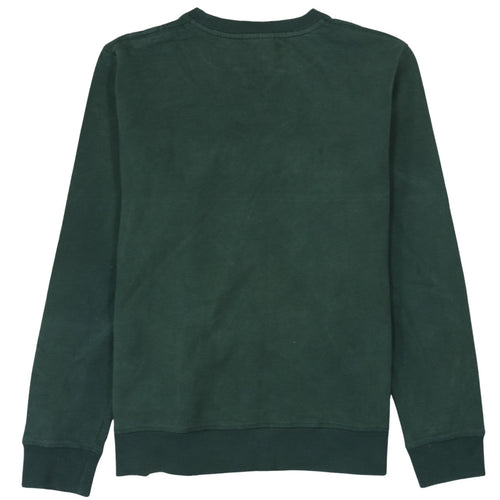 Timberland Men's Green XL Crew Neck Pullover Sweatshirt