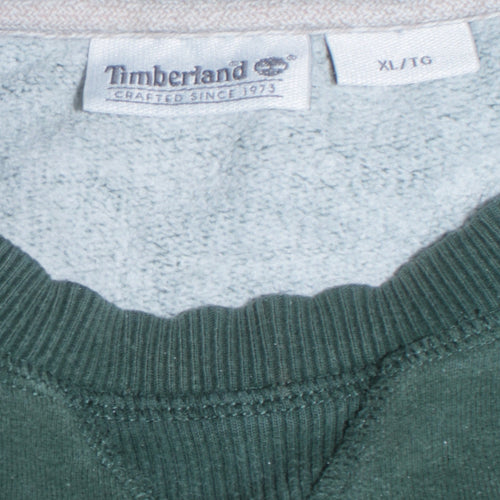 Timberland Men's Green XL Crew Neck Pullover Sweatshirt