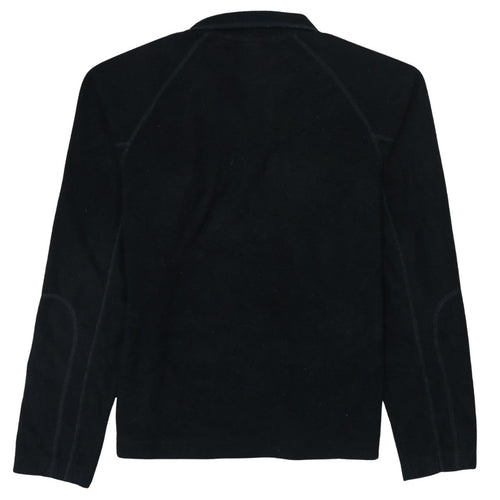 Columbia Men's Black Fleece 1/4 Zip Pullover Sweatshirt M