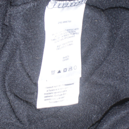Columbia Men's Black Fleece 1/4 Zip Pullover Sweatshirt M