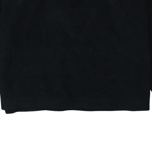 Columbia Men's Black Fleece 1/4 Zip Pullover Sweatshirt M