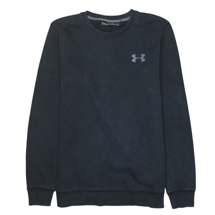Under Armour Men's Black Small Pullover Crew Neck Sweatshirt