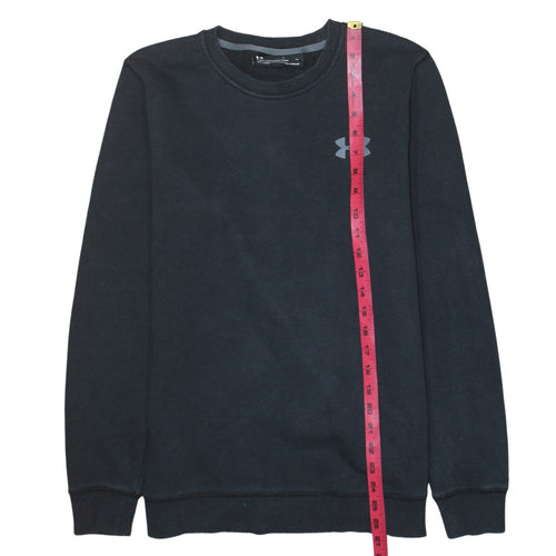 Under Armour Men's Black Small Pullover Crew Neck Sweatshirt