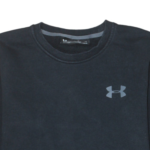 Under Armour Men's Black Small Pullover Crew Neck Sweatshirt