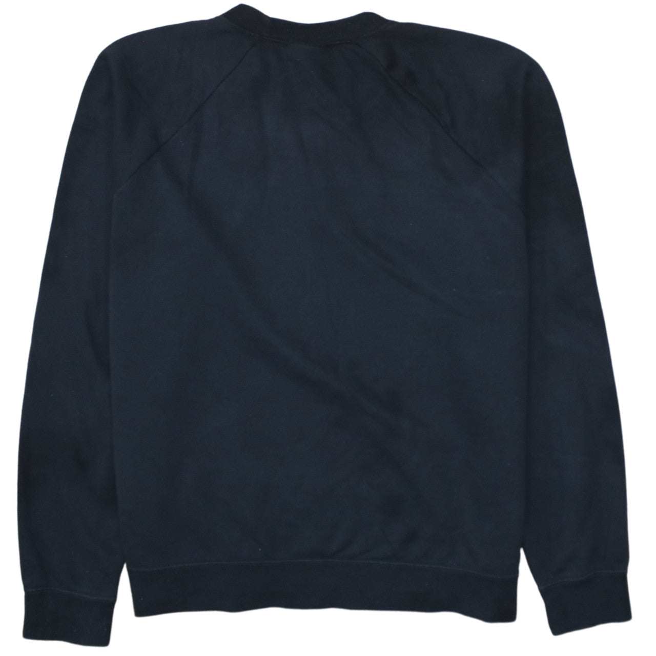Nike Women Black L Pullover Crew Neck Sweatshirt Cotton Blend