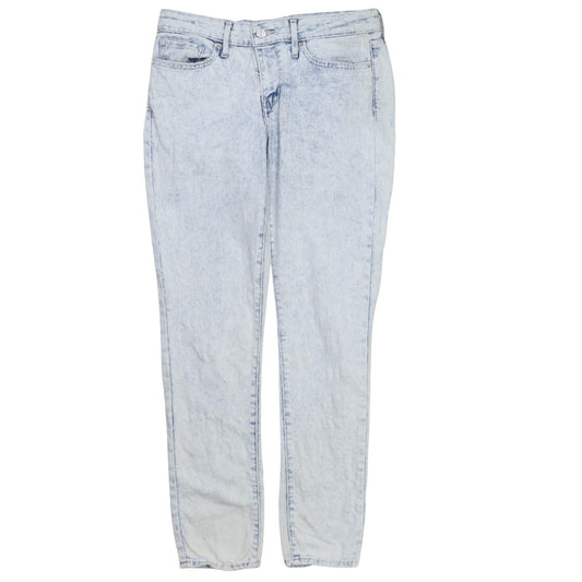 Levi's Women's Blue 711 Skinny Acid Wash Jeans Size 29