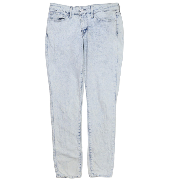 Levi's Women's Blue 711 Skinny Acid Wash Jeans Size 29