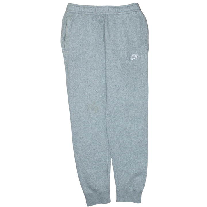 Nike Men Grey Small Jogger Sweatpants Cotton Blend Activewear