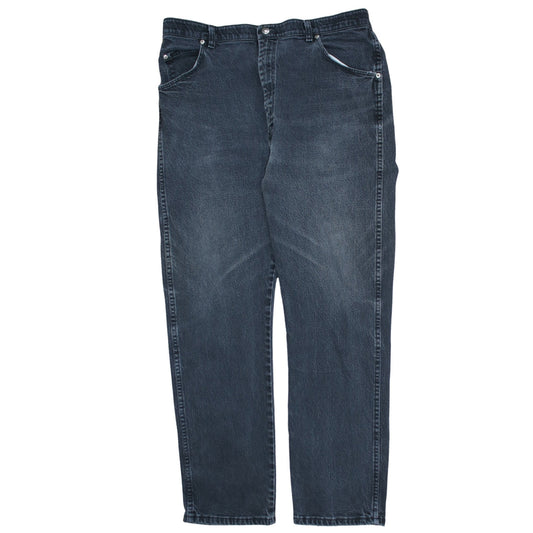 Wrangler Men's Blue 40x30 Straight Fit Denim Jeans