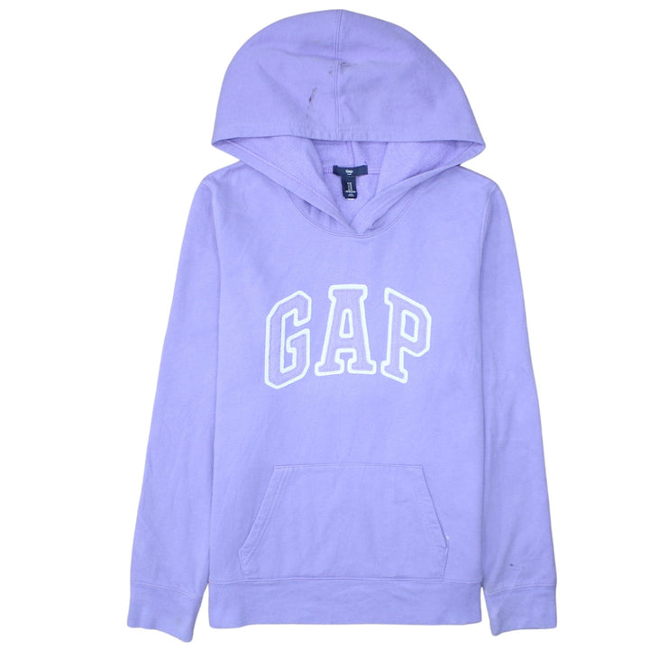 GAP Women's Purple Pullover Hoodie Medium - Logo, Cotton, Casual