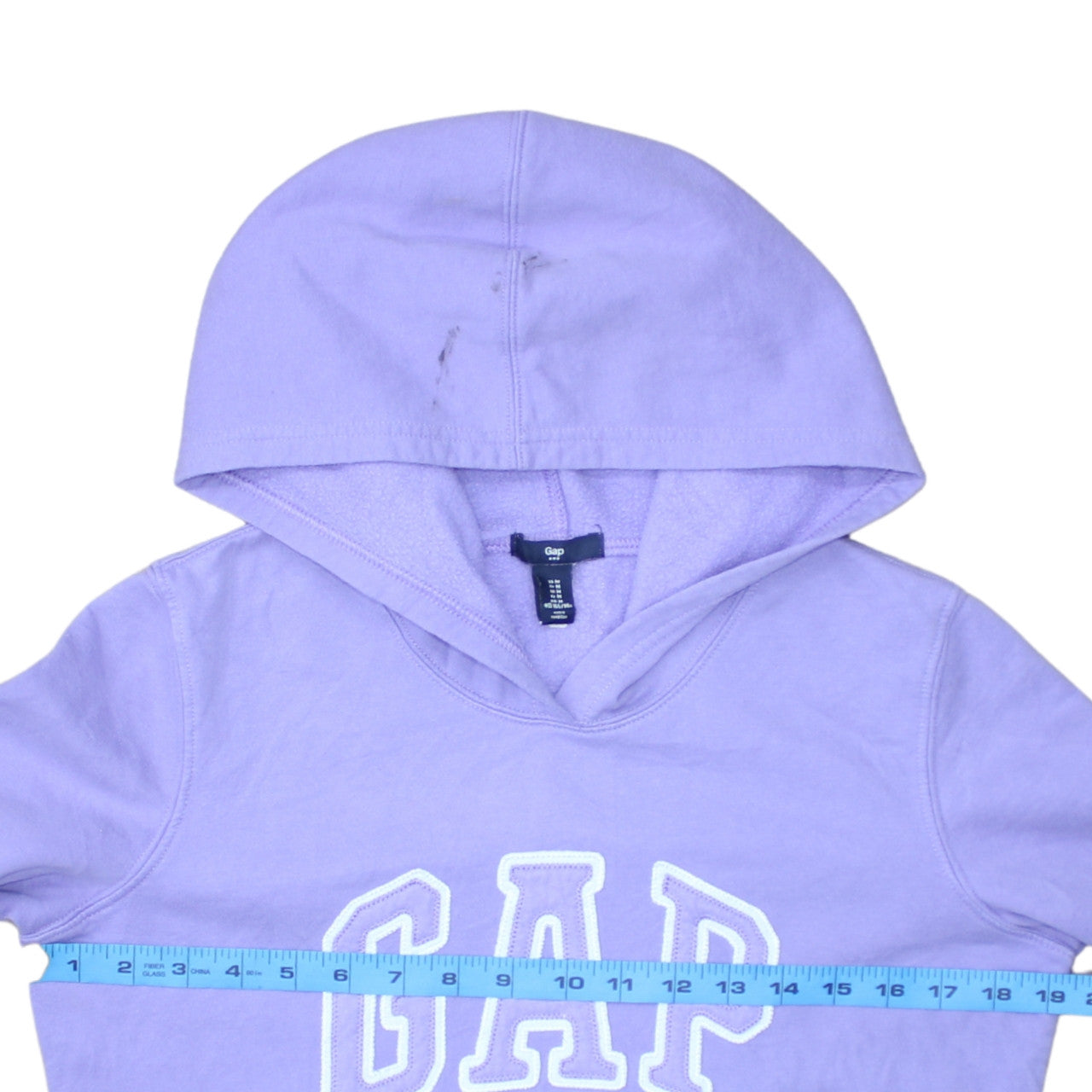 GAP Women's Purple Pullover Hoodie Medium - Logo, Cotton, Casual