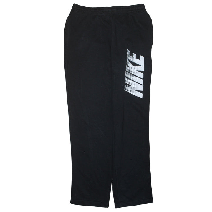 Nike Men's Black M Fleece Track Pants Regular Fit Elastic Waist