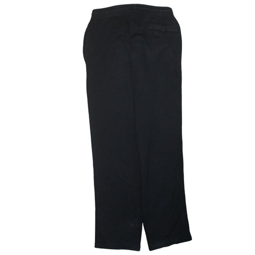 Nike Men's Black M Fleece Track Pants Regular Fit Elastic Waist