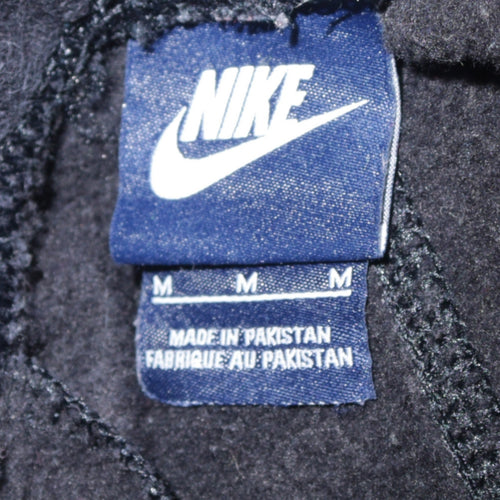 Nike Men's Black M Fleece Track Pants Regular Fit Elastic Waist