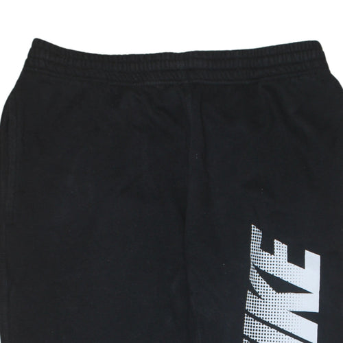 Nike Men's Black M Fleece Track Pants Regular Fit Elastic Waist