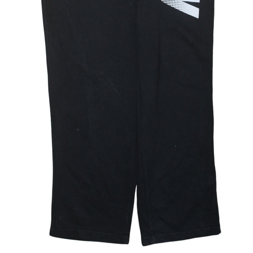 Nike Men's Black M Fleece Track Pants Regular Fit Elastic Waist