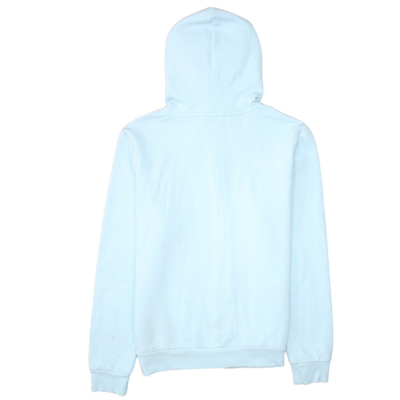 Puma Women’s Light Blue Full Zip Hoodie Size L Cotton Blend