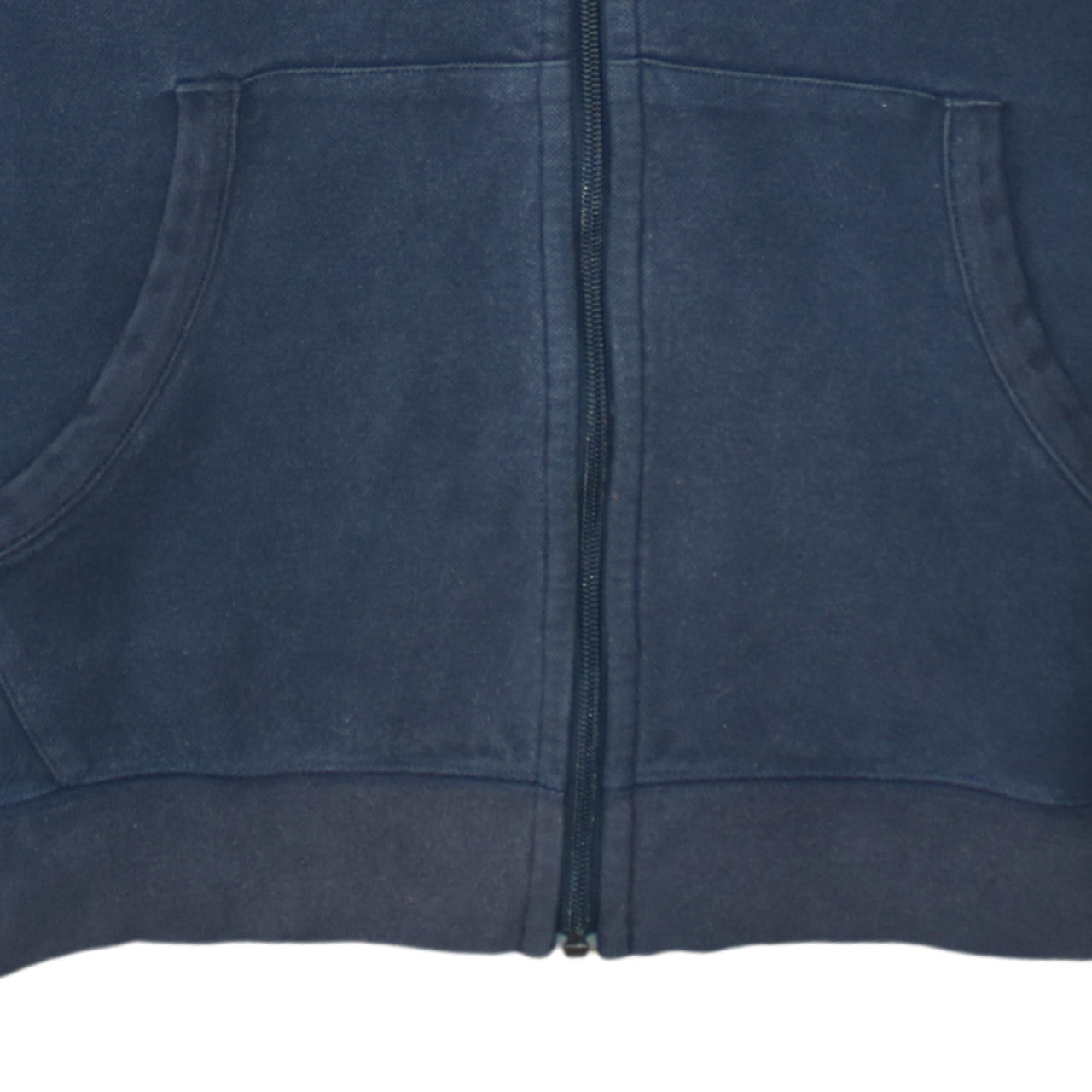 Lacoste Men’s Blue Full Zip Hoodie Size S Logo Embroidered Cotton