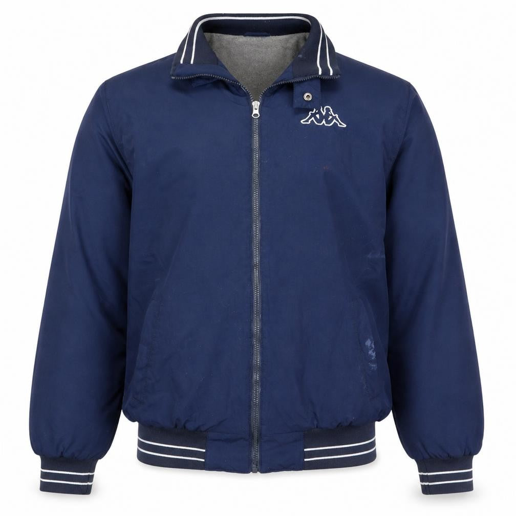 Kappa Men's Blue XL Bomber Jacket Full Zip Lined Sports Style