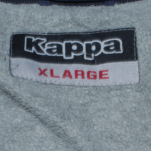 Kappa Men's Blue XL Bomber Jacket Full Zip Lined Sports Style