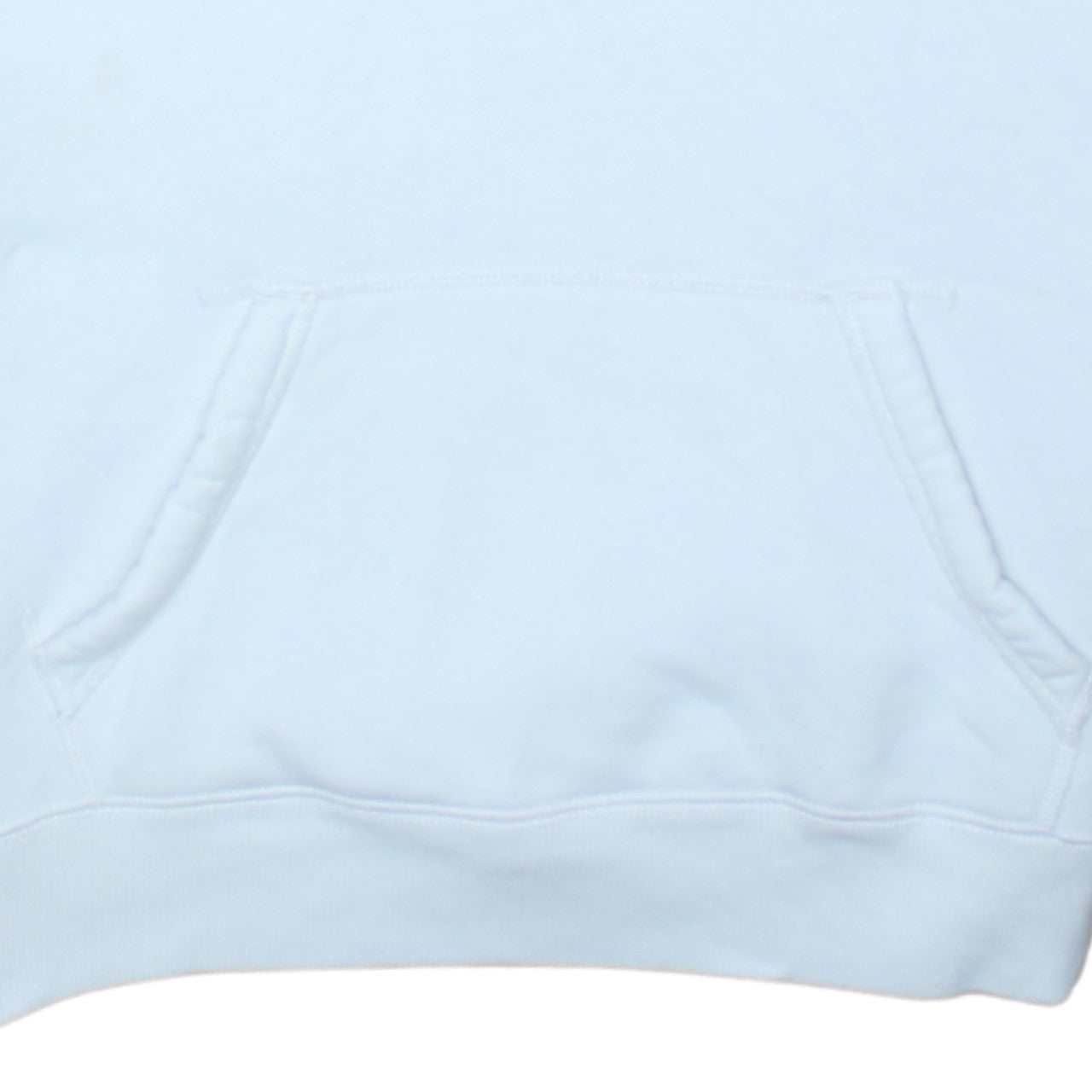 Hollister Mens White Pullover Hoodie L Logo Fleece Sweatshirt
