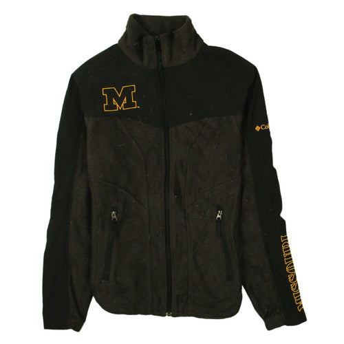 Columbia Women's Black M Full Zip Fleece Jacket Missouri Design