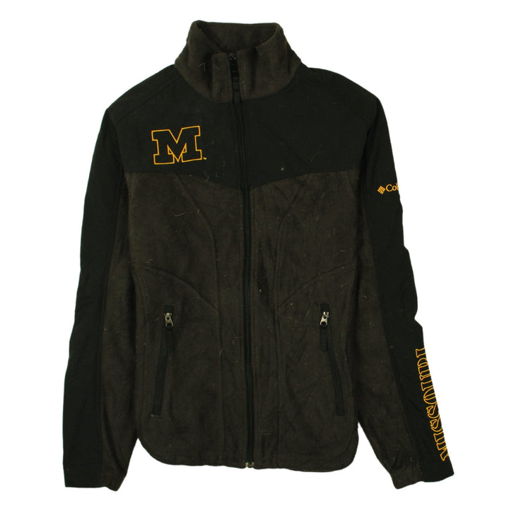 Columbia Women's Black M Full Zip Fleece Jacket Missouri Design