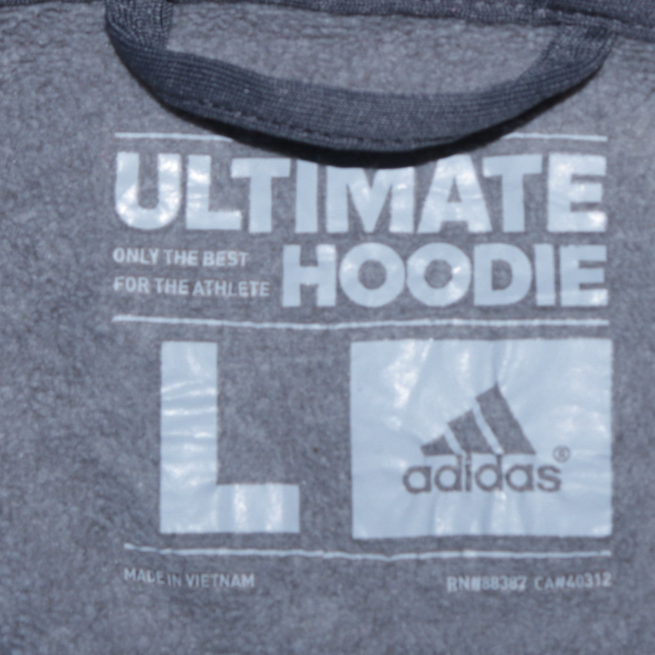 Adidas Men's Brown Blue Ultimate Pullover Hoodie Size L